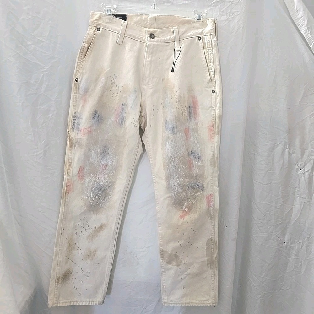 Abercrombie & Fitch Pants Mens 28x30 Kennan‎ Straight Paint Splatter Hipster Y2K
